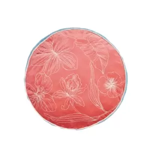 Image of Ted Baker Peppermint Cushion 45cm x 45cm, Soft Pink