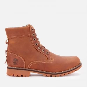 Image of Timberland Mens Rugged Waterproof Leather II 6" Boots - Rust - UK 7