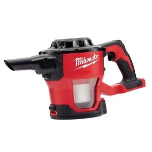 Image of Milwaukee Power Tools M18 CV-0 Compact Hand Vac 18V Bare Unit