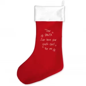 Image of Dear Santa Christmas Stocking