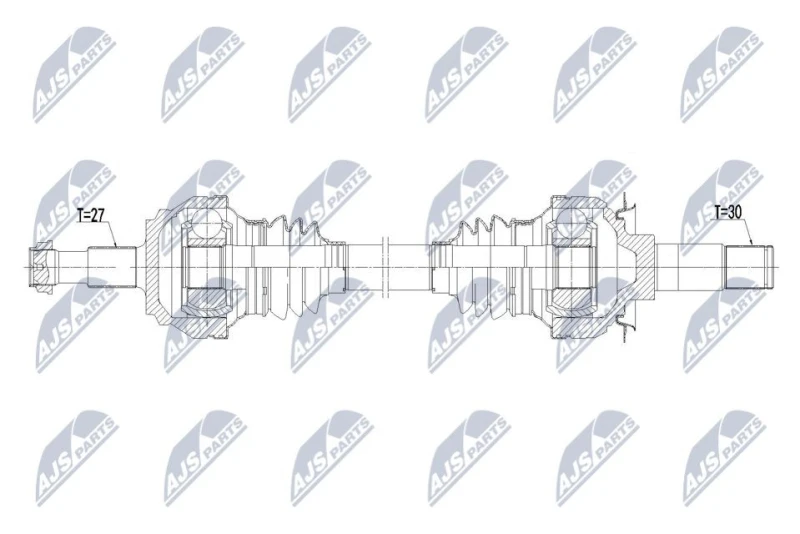 Image of NTY Drive shaft NTY NPW-ME-227