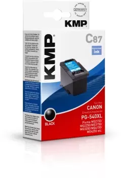 Image of KMP C87 ink cartridge Black