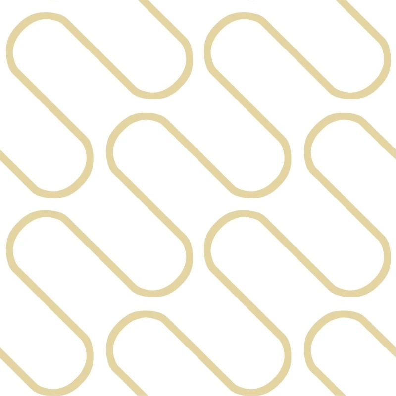 Image of Catherine Lansfield Linear Curve Geometric Wallpaper Natural unisex One Size