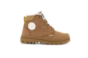 image of Palladium Boots Kids PAMPA HI CUFF WPS OZ DEAR BROWN