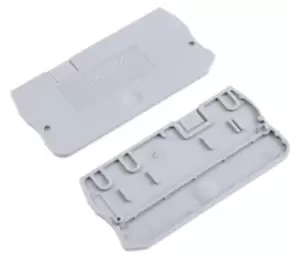 Image of Phoenix Contact D-St 2,5-Twin End Cover, Clamp Din Rail Terminal Block