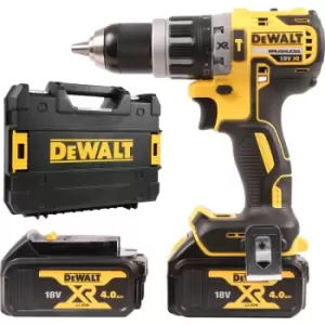 image of DEWALT DCD796 18V XR Cordless Brushless Combi Drill 2 x 4.0Ah Steel