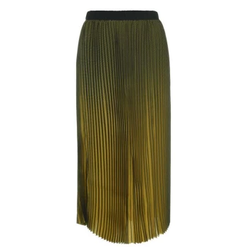 image of Biba Puppy Tooth Skirt - Gold Ochre