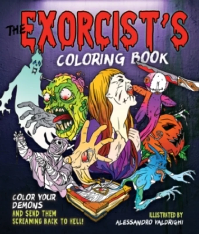 Image of The Exorcist's Coloring Book. Paperback. By Alessandro Valdrighi Books