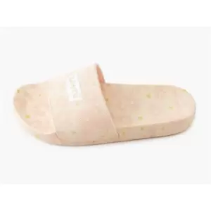 Image of Levis June Stamp Pool Shoes Womens - Pink