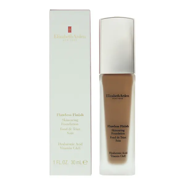 Image of Elizabeth Arden Flawless Finish Skincaring 550 Deep Neutral Foundation 30ml