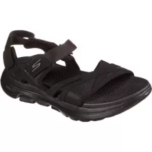 image of Skechers Womens Go Walk 5 Restored Contoured Summer Sandals UK Size 3 (EU 36)