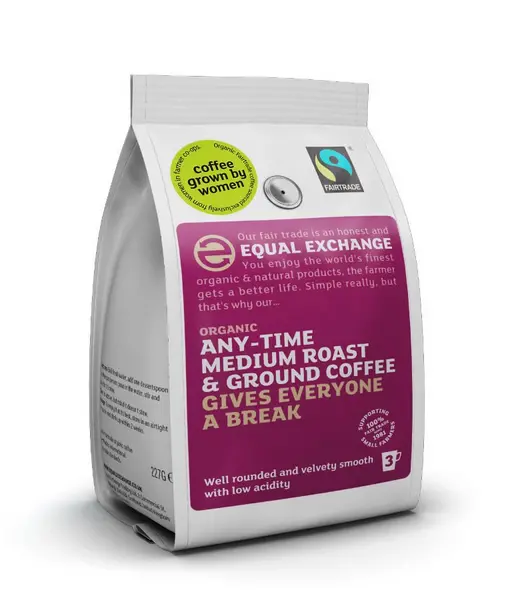 Image of Equal Exchange Organic Medium Roast Ground Coffee 227g
