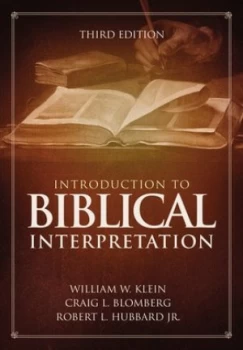 Image of Introduction to biblical interpretation by William W. Klein