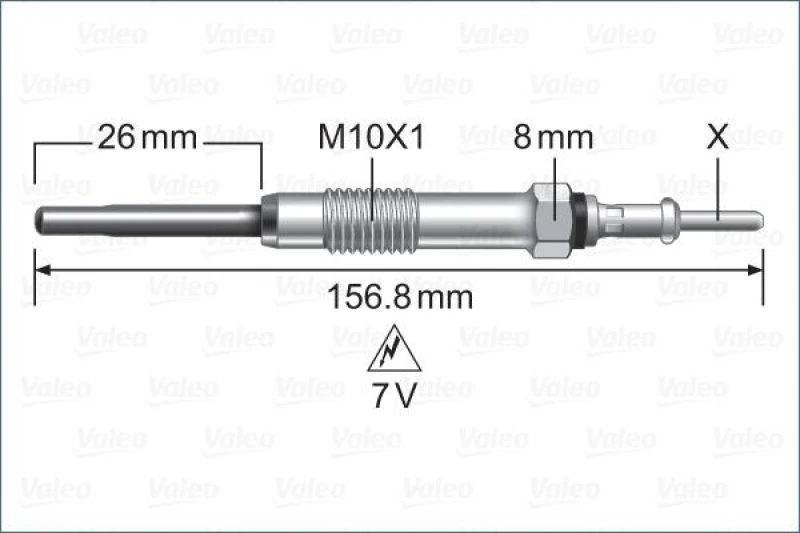 Image of Glow plug VALEO 345258