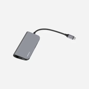 Image of Momax ONELINK DHC6A 8-in-1 Type-C Hub - SIlver