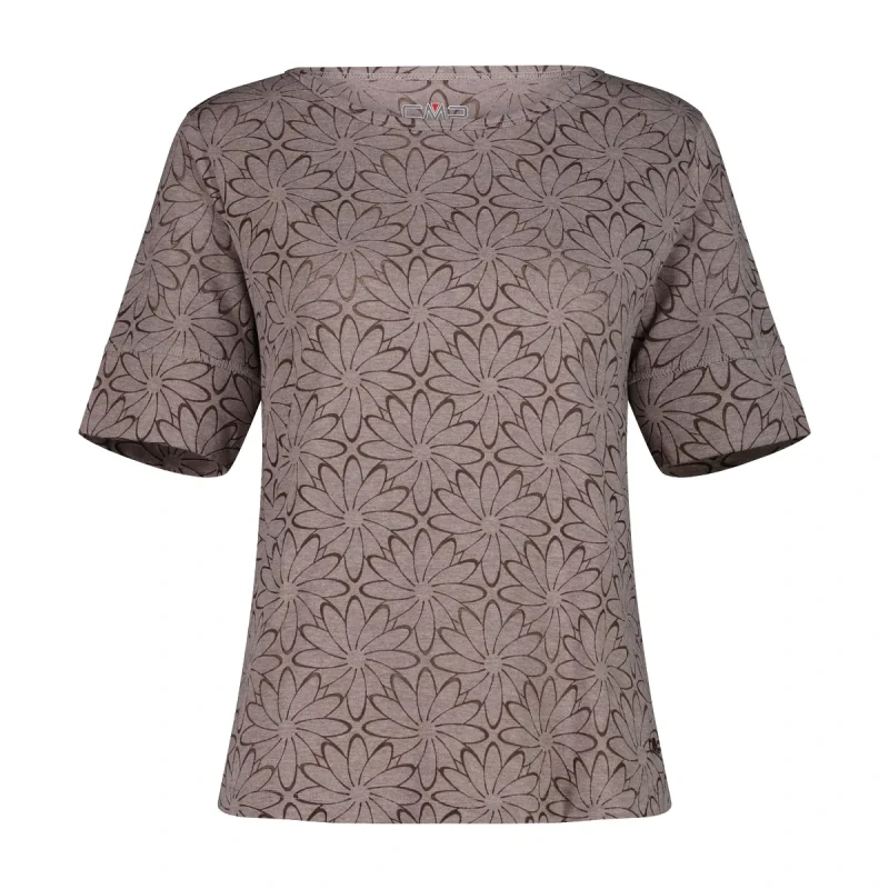 Image of CMP Womens printed T-Shirt CMP Gris Female 2XS