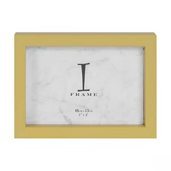 image of 7" x 5" - iFrame Yellow Photo Frame