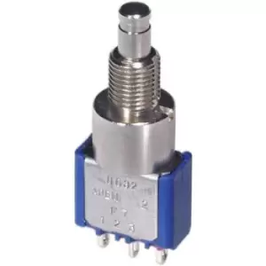 image of APEM 8642A Pushbutton 250 V AC 3 A 2 x On/(On) momentary