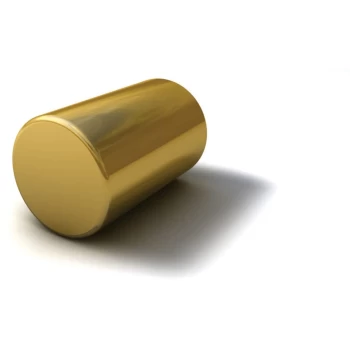 Image of 1IN X 24" Brass Round Bar CW614N/CZ121 - 1 Pcs