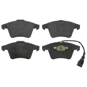 Image of Brake Pad Set ADV184236 by Blue Print front axle