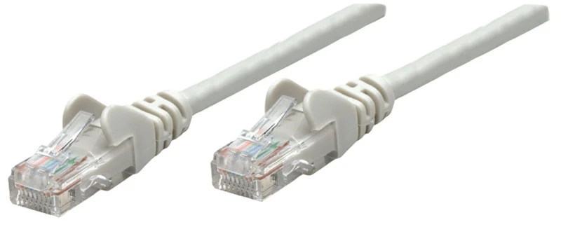 Image of Intellinet Network Patch Cable. Cat5e. 0.25m. Grey. CCA. U/UTP. PVC. R