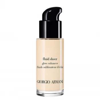 Image of Armani Fluid Sheer Highlighter Various Shades 1 Sheer 18ml