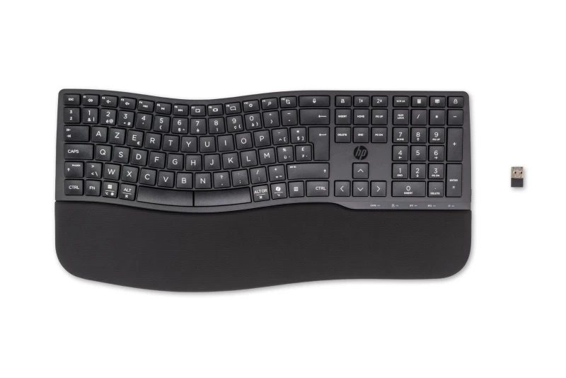 Image of HP 680 Comfort Dual-Mode keyboard Home RF Wireless + Bluetooth AZERTY