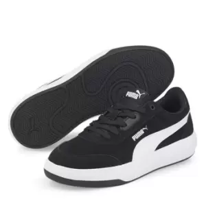 Image of Puma Tori Suede Womens Trainers - Black