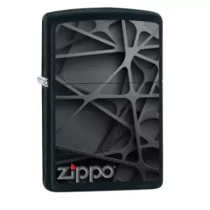 image of Zippo 218 Black Abstract Design windproof lighter