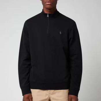 Image of Polo Ralph Lauren Mens Quarter Zip Jumper - Polo Black - M