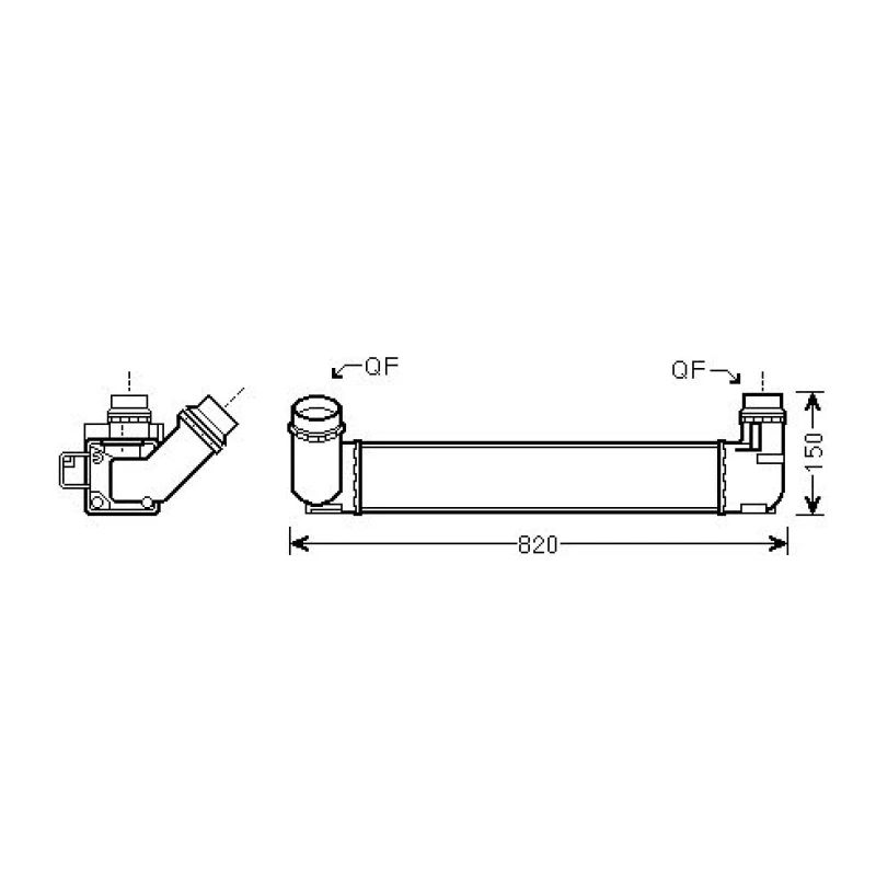 Image of Intercooler DIEDERICHS DCA1049