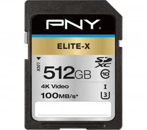 image of Elite-X Class 10 SDXC Memory Card - 512GB