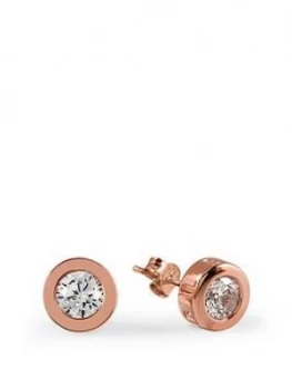 image of Radley Rose Gold Crystal Stud Earrings