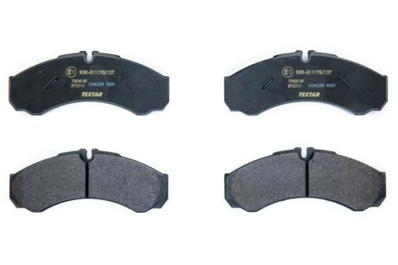 Image of TEXTAR 2912111 Brake pad set Q+ prepared for wear warning indicator Brake Pad Set,disc brake (402)
