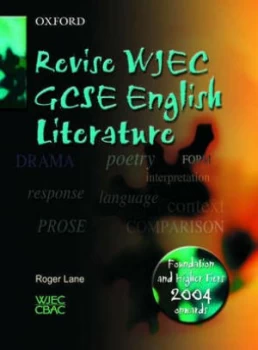 Image of Revise Wjec Gcse English Literature by Roger Lane Paperback