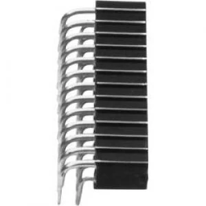Image of W P Products 154 040 2 50 00 Precision Socket Connector Number of pins 2 x 20 Nominal current details 3 A
