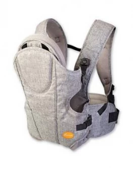 image of Dreambaby Ergonomic Oxford 3-Way Facing Baby Carrier - Grey Denim