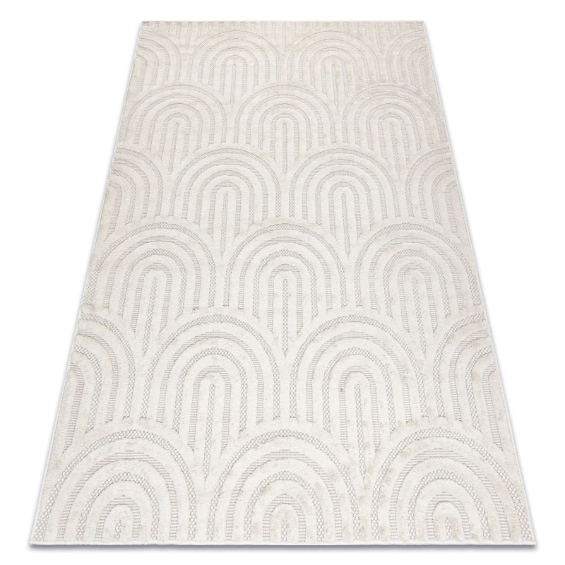 Image of RugsX Santo Rug in White Size: 120cm x 170cm White Unisex 120cm x 170 cm