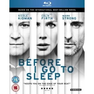 Before I Go To Sleep Bluray