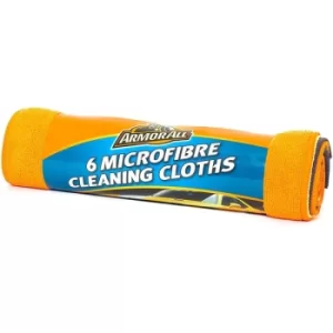 Image of Armor All 6x Microfibre Cleaning Cloths (Pack Of 9)