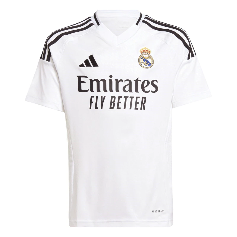 Image of adidas Real Madrid Home Shirt 2024 2025 Juniors Domestic Replica Shirts 7-8 Years White 36823401175