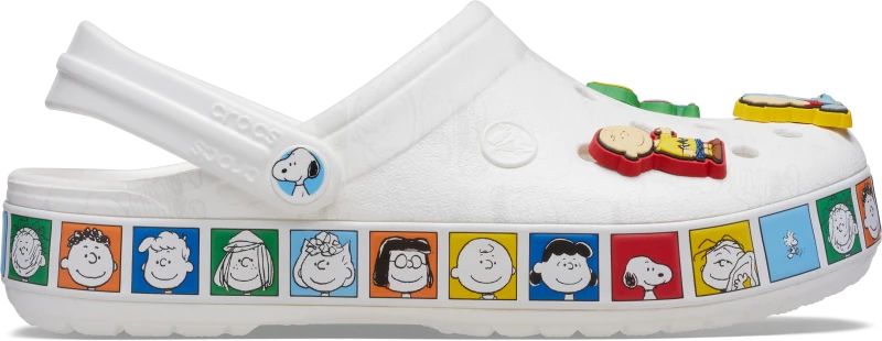 Image of Crocs Unisex Peanuts Crocband Clogs Multi W10/M9