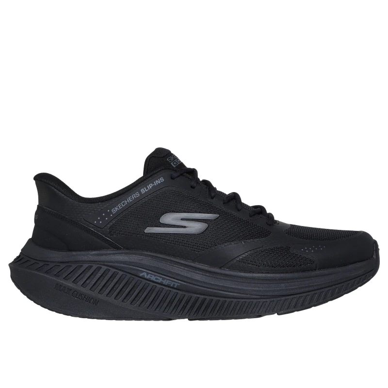 Image of Skechers Mens Go Walk Max Cushioning Slip On Runners Black male 8 (42)