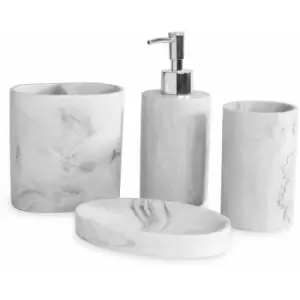 image of Resin Bathroom Set - 4 Piece M&W - Multi