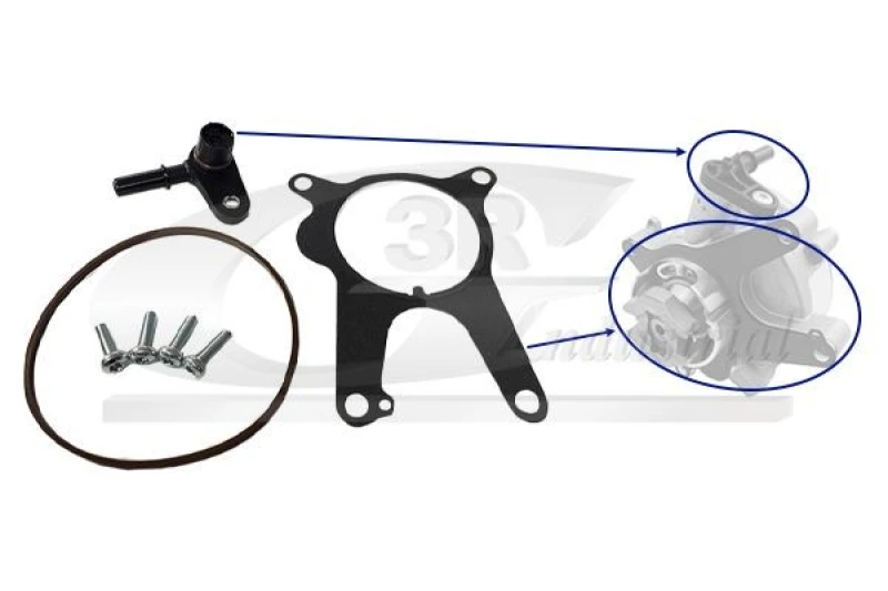 Image of 3RG Repair Kit, vacuum pump (brake system) 3RG 74902