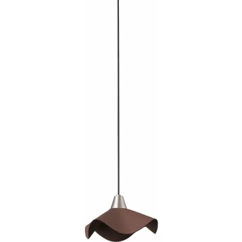 Image of Faro Helga - LED Ceiling Pendant Light Brown