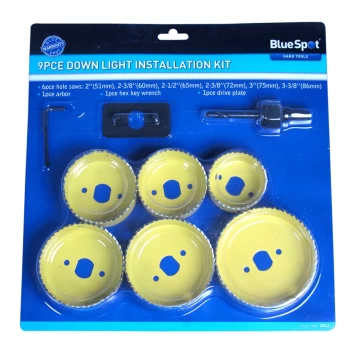 image of 9 Piece Downlight Installation Kit (51 - 75mm)