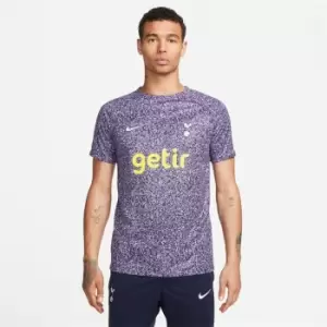Image of Nike Tottenham Hotspur Academy Pro Pre Match Shirt 2023 2024 Adults - Blue