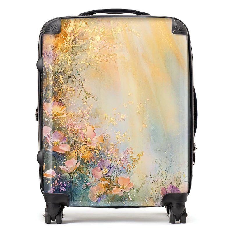 Image of Designer Luggage Ava Sterling: 00007 Suitcase Size: Medium Multicolor Unisex Medium