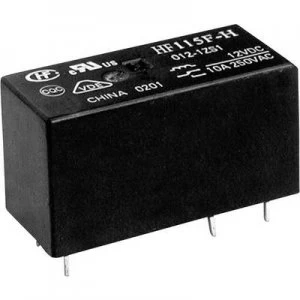 image of PCB relays 12 Vdc 10 A 1 change over Hongfa HF115F